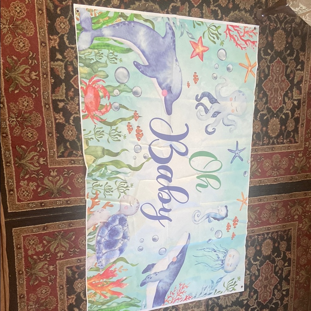 Underwater Themed Baby Wall Sign